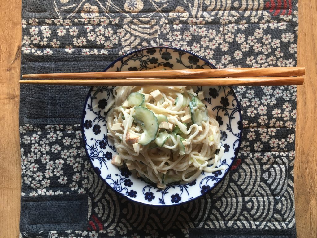 Japanischer Nudelsalat